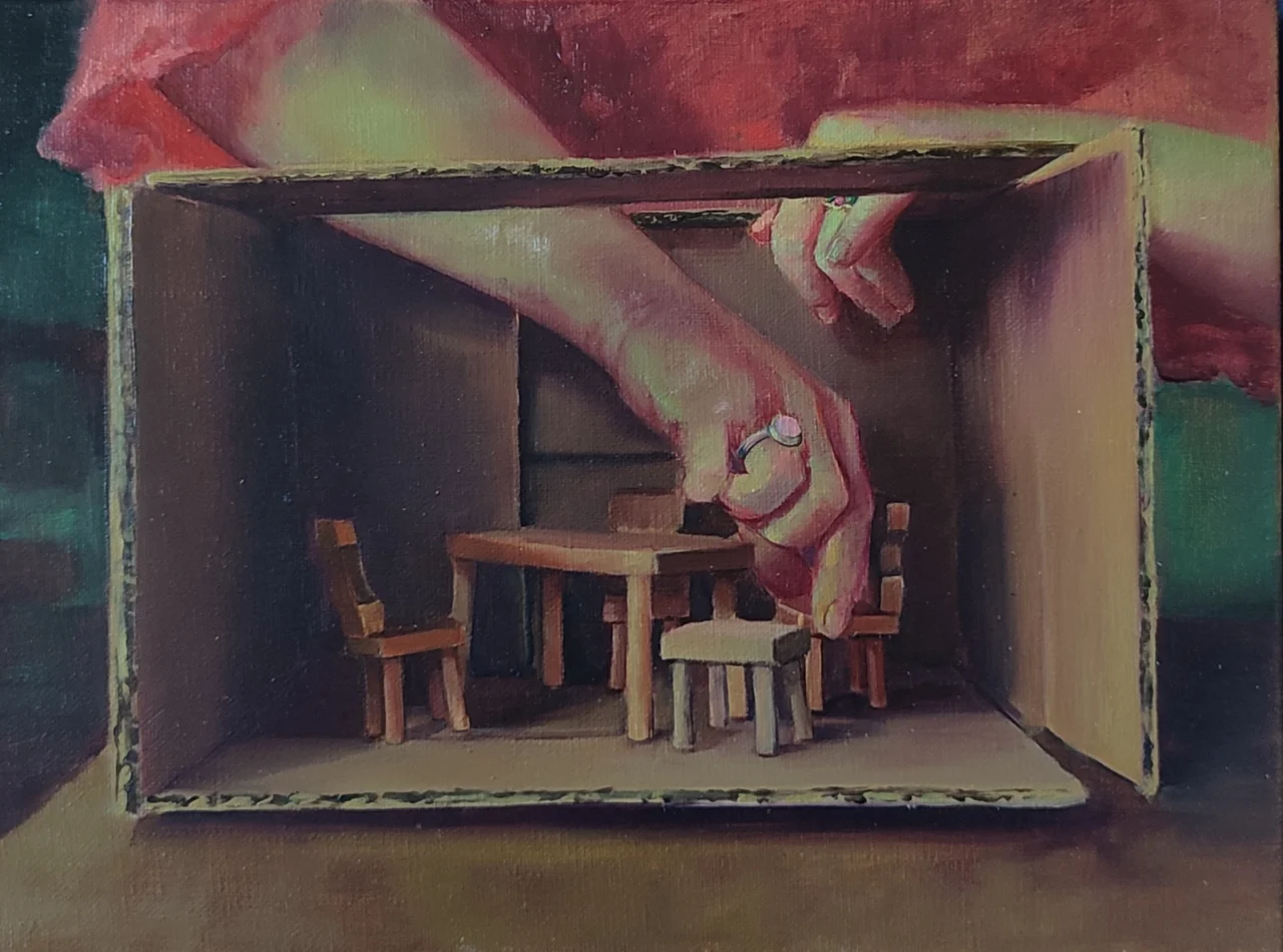 Emilia Dragosz obraz, Krok za krokiem uzupełniała braki